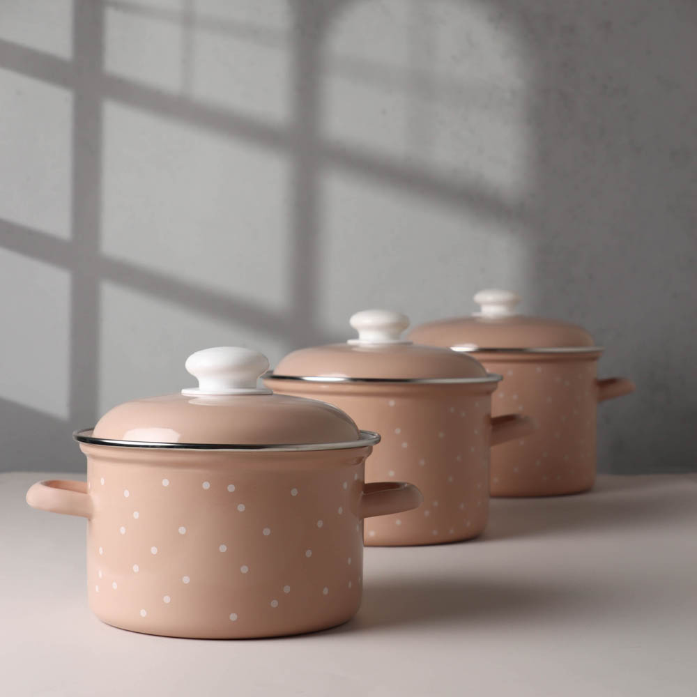 Горох Кастрюля эмалированная 4,5 л, арт.№ 894-518