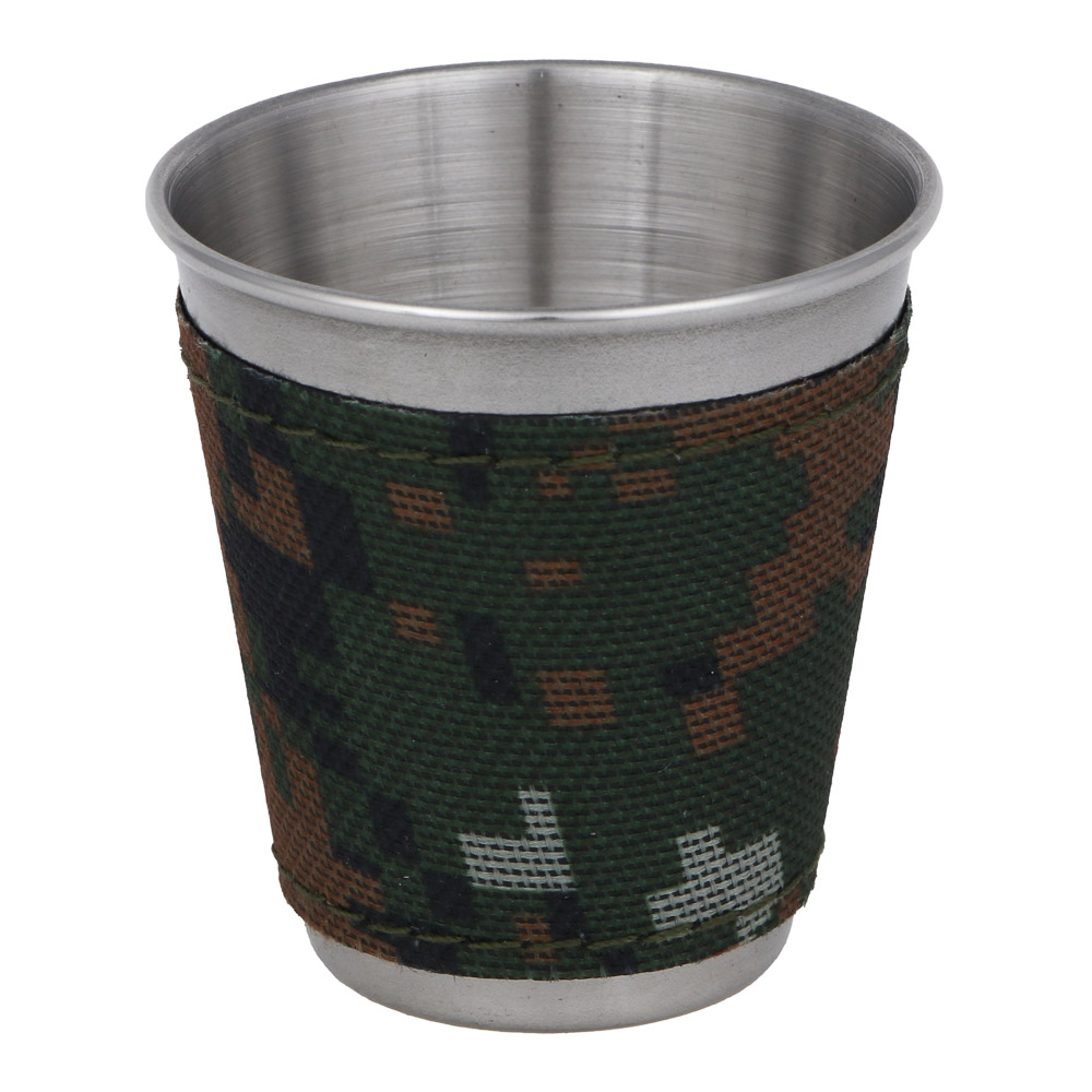 РУССО ТУРИСТО Набор походный ТУРИСТ, фляга, 2 стопки, вилка, ложка, нерж.сталь, арт.№ 123-001