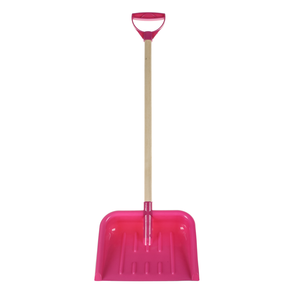 Лопатка пластмассовая с деревянным черенком 80см, РДП80, арт.№ 074-001