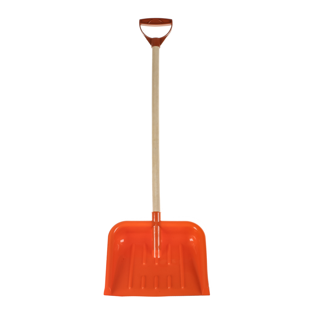 Лопатка пластмассовая с деревянным черенком 80см, РДП80, арт.№ 074-001