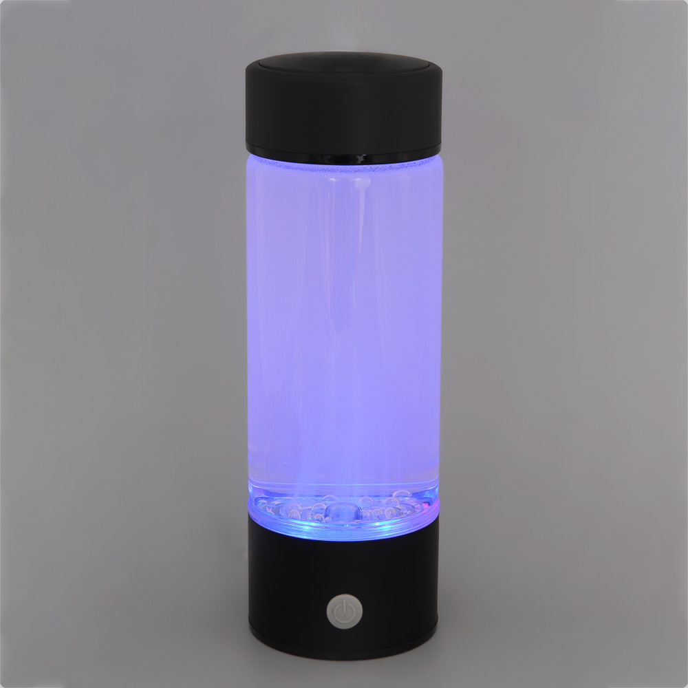 ВСЁГАЗИН Генератор водородной воды, 420мл, 20.5х6.5см, 1000mAh, стекло, ABS, USB 1.5A, 5В, арт.№ 040-007