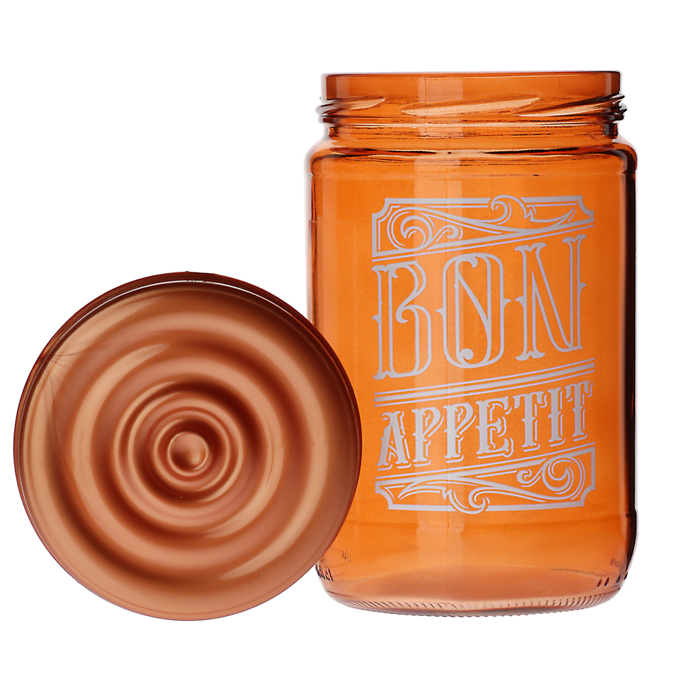 HEREVIN Охра Банка для сыпучих продуктов, стекло, 660мл, 172441-825, арт.№ 828-305