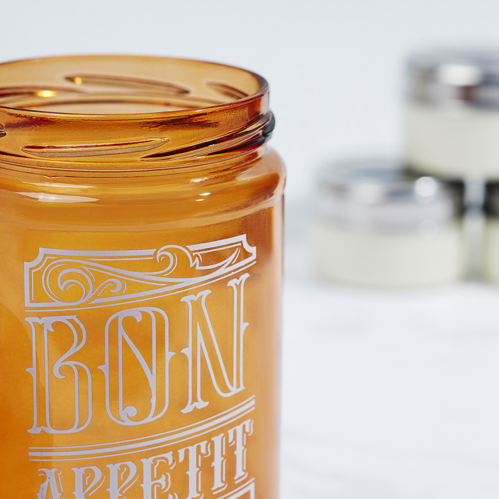 HEREVIN Охра Банка для сыпучих продуктов, стекло, 660мл, 172441-825, арт.№ 828-305