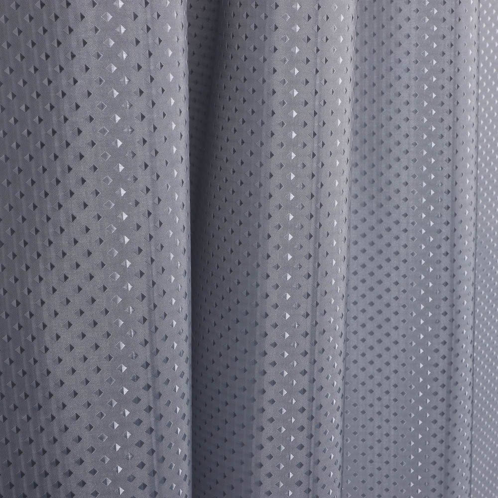 Шторка для ванной тм VETTA Ромбы, с утяжелителем, полиэстер 80 г/м2, 180x180 см, 3 цвета, арт.№ 461-622