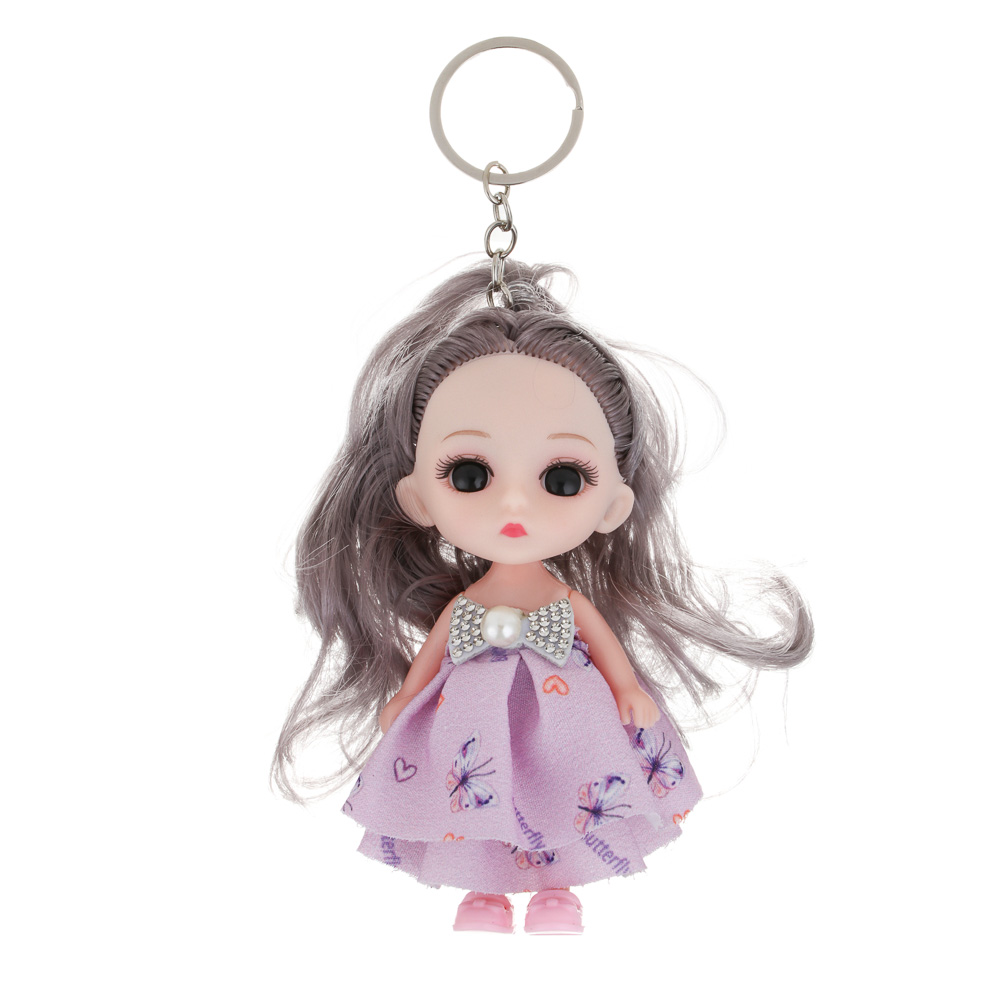 Кукла 10 см с подвесом, PVC, PP, тм ИГРОЛЕНД, 3+, арт.№ 436-223