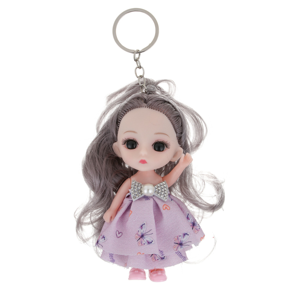 Кукла 10 см с подвесом, PVC, PP, тм ИГРОЛЕНД, 3+, арт.№ 436-223