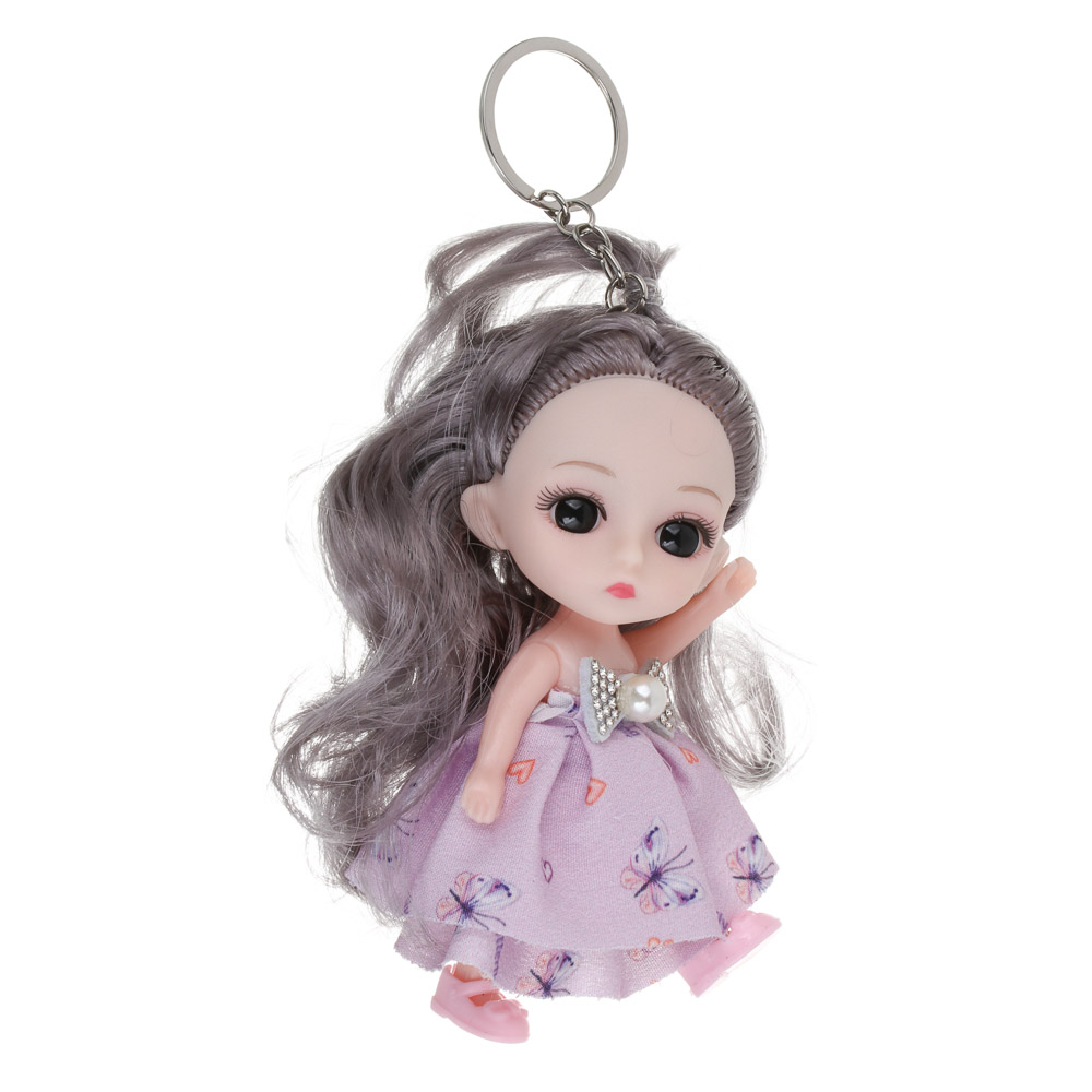 Кукла 10 см с подвесом, PVC, PP, тм ИГРОЛЕНД, 3+, арт.№ 436-223
