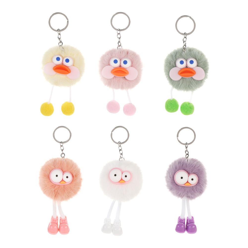 Подвеска мягкая "Глазастик", полиэстер, иск. мех, ИГРОЛЕНД, 1811-51, арт.№ 264-583