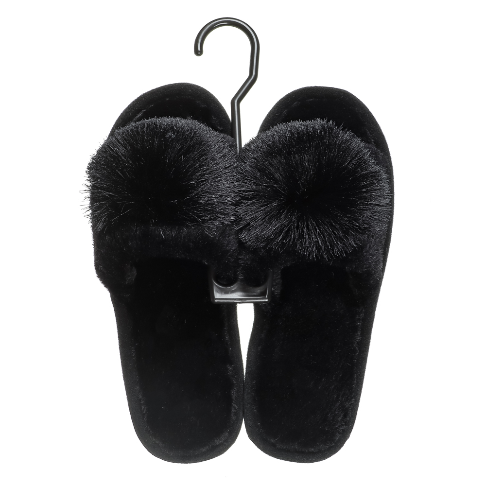 Обувь домашняя женская, размер 40-41, цвет черный, #11, арт.№ 299-274