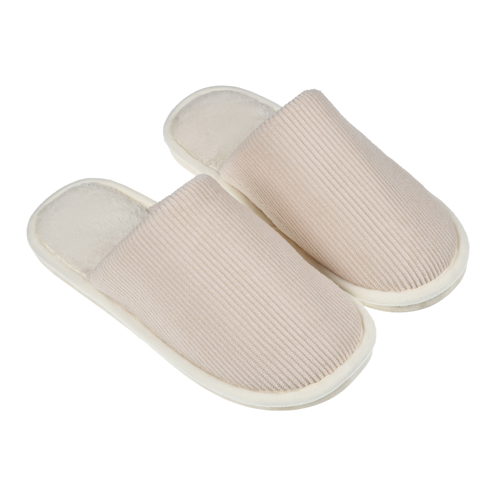 Обувь домашняя, размер 38-39, цвет молочный, #12, арт.№ 299-275