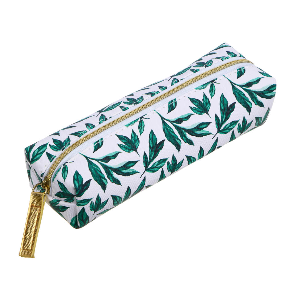 Пенал школьный прямоугольный 18,5х6,5х5 см РЕИНФОРЕСТ, искусственная кожа, арт.№ 524-210