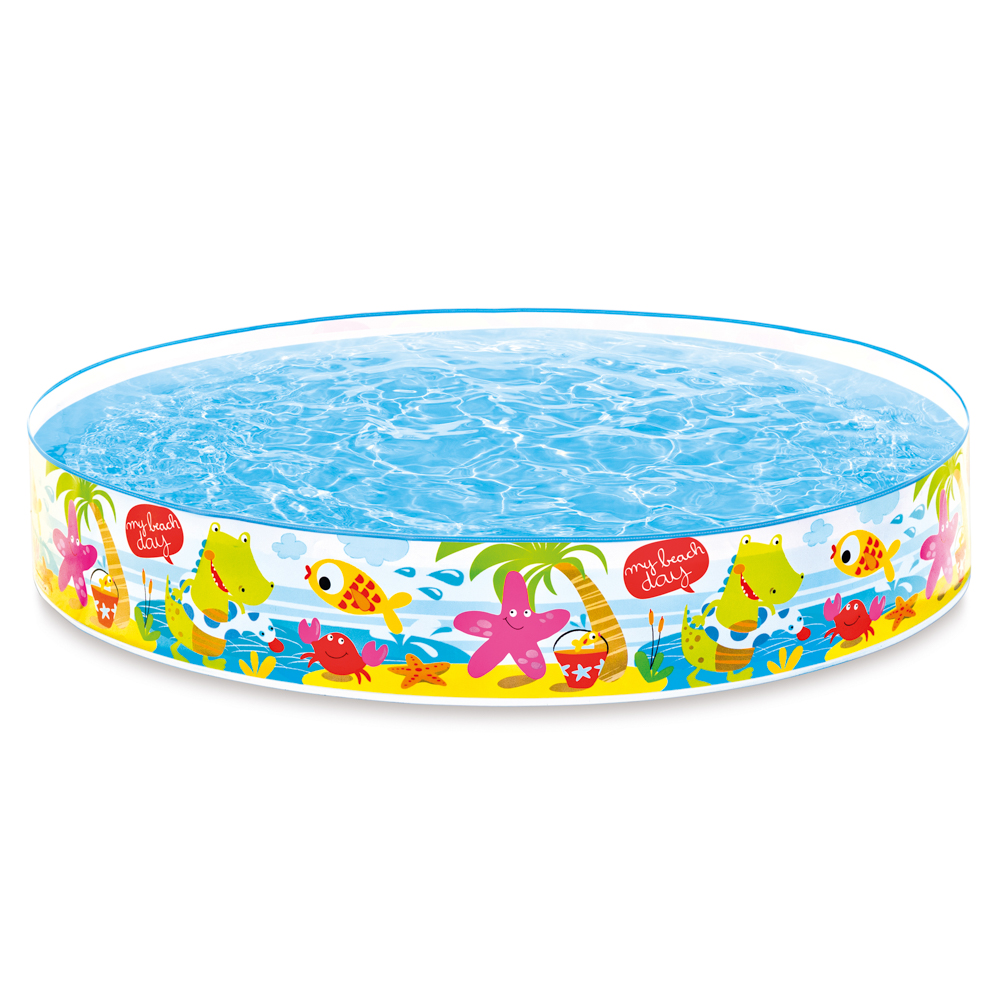 INTEX Бассейн жест.стенки "Пляж" 152x25см, 56451NP, арт.№ 359-305
