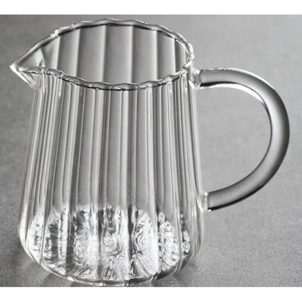 Кувшин без крышки с неровным краем тм MILLIMI Лава, 1000мл, стекло, арт.№ 878-693