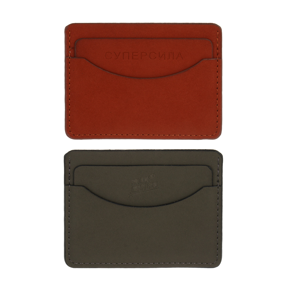 Картхолдер тм BY Русские Супергерои, 7,5x10 см, искусственная кожа, 2 цвета, арт.№ 860-015