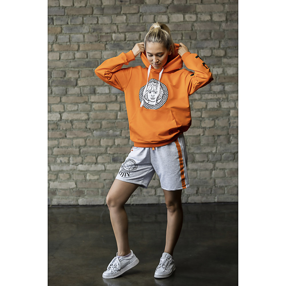 BY Толстовка женская LOGO, хлопок, р-р XS-XL, 3 дизайна, арт.№ 838-074