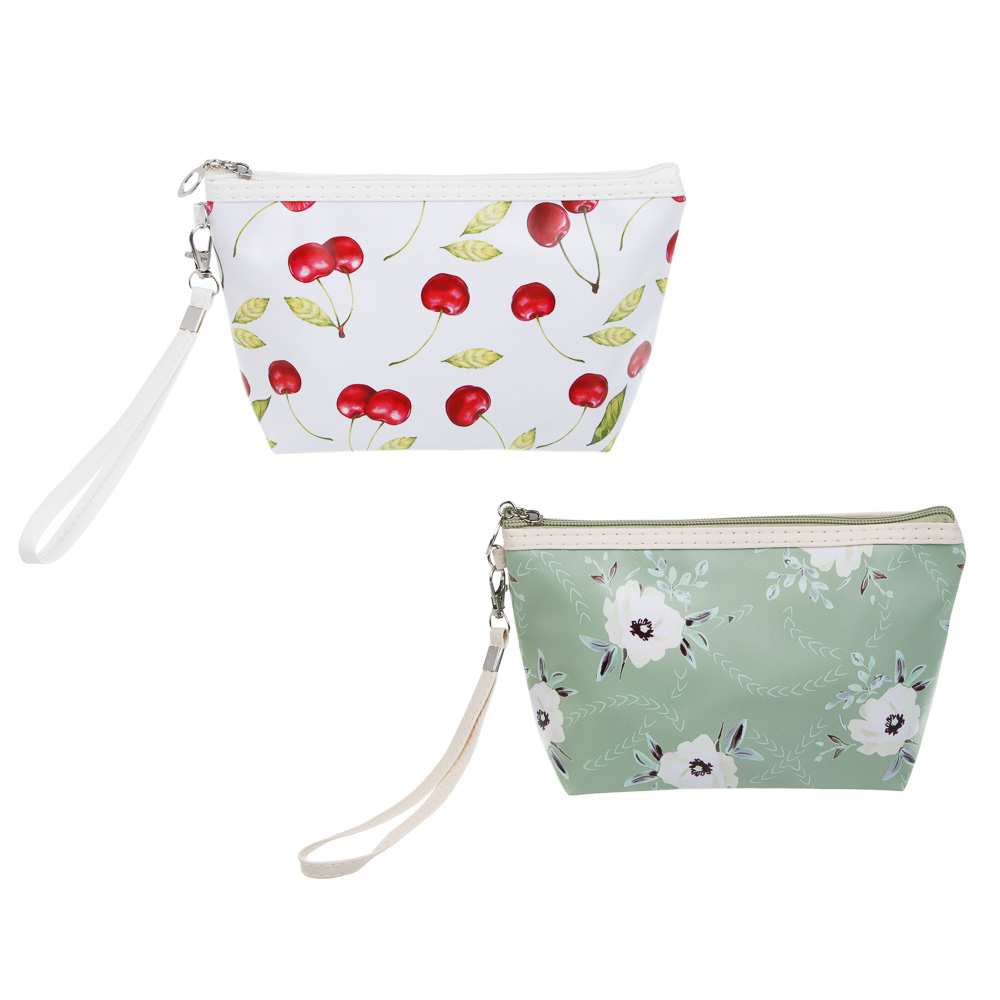 Косметичка трапеция тм ЮL Printemps 22x14,5x6,5 см, ПВХ, 2 дизайна, арт.№ 327-347