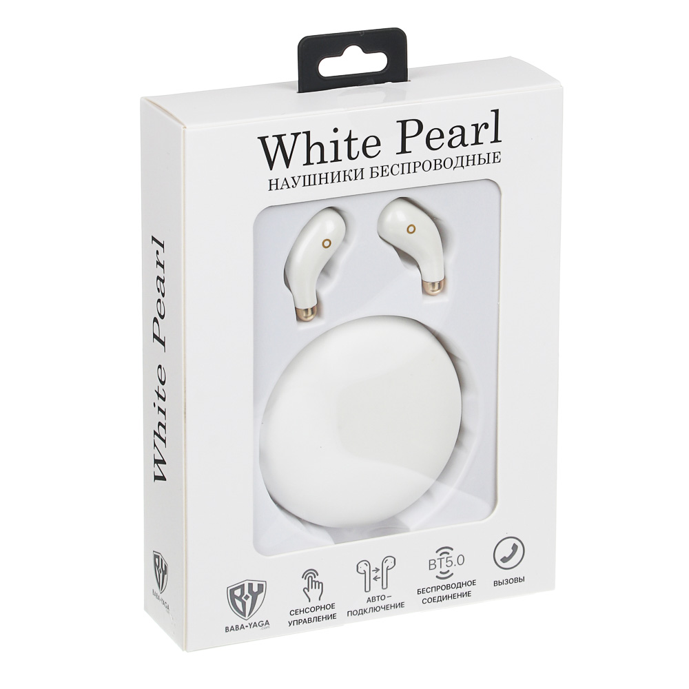 Наушники беспроводные TWS FORZA Pearl, 35/400 мАч, BT: 5.0, арт.№ 410-051