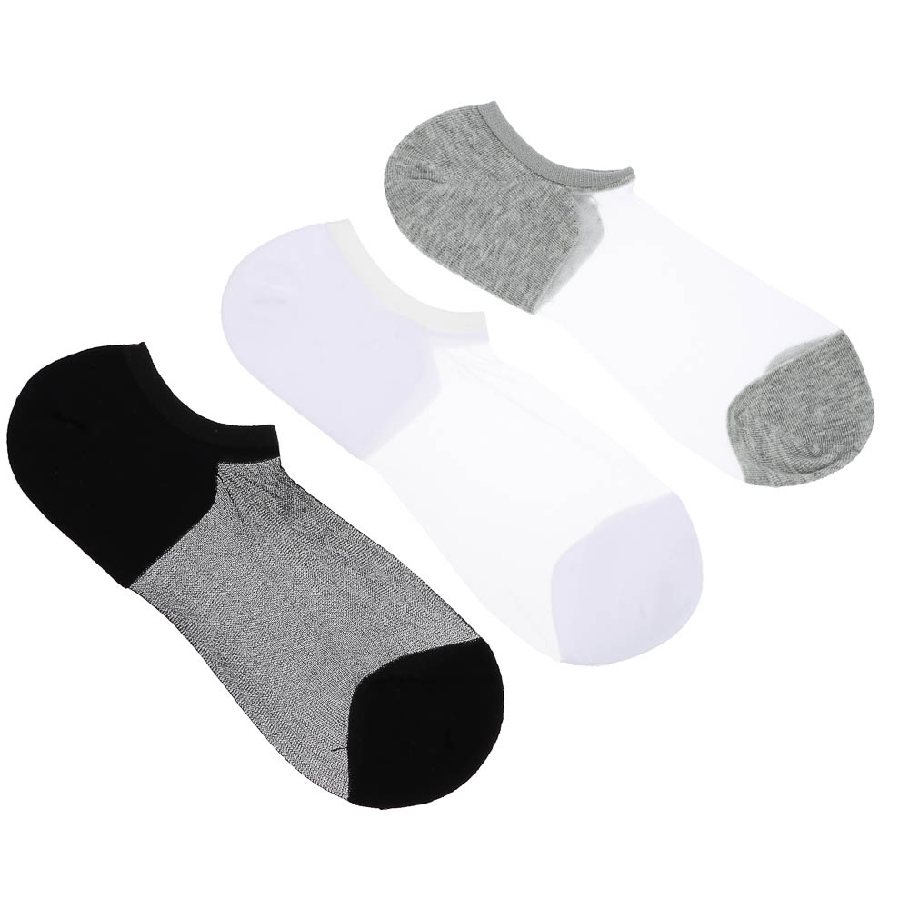 Носки-подследники, бесшовные,тм Turkan,р.36-41,63% хл,24% п/э,11% п/э вол,2% лайк,цвета в ас-те,1079, арт.№ 019-561