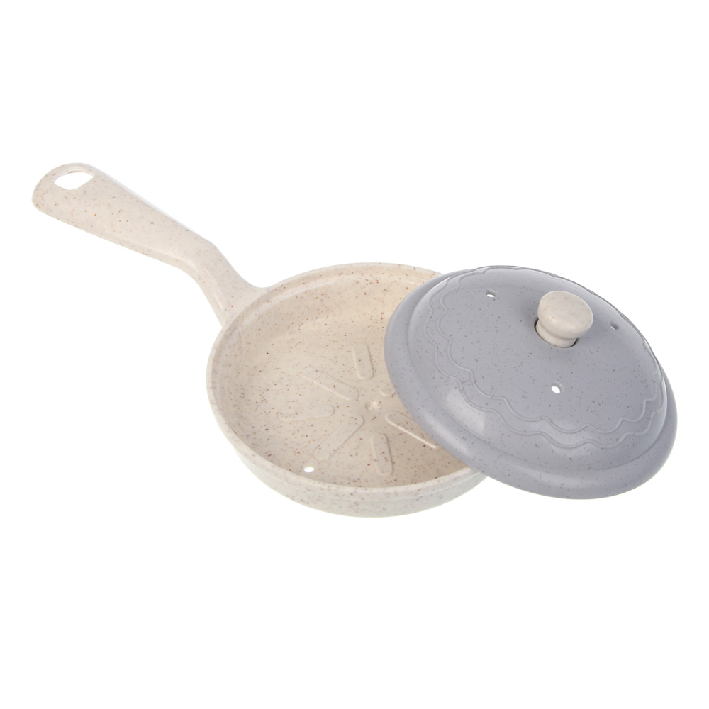 ИГРОЛЕНД Игровой набор посуды "Экопластик", 14 предметов, пластик, 29х10х20 см, арт.№ 294-229