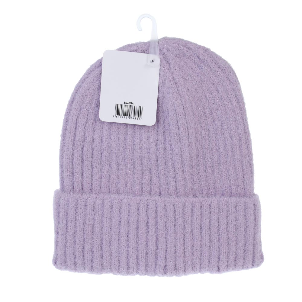 GALANTE Шапка женская, р.56, 100% полиэстер, цвета в ас-те, ОЗ25-03, арт.№ 314-974