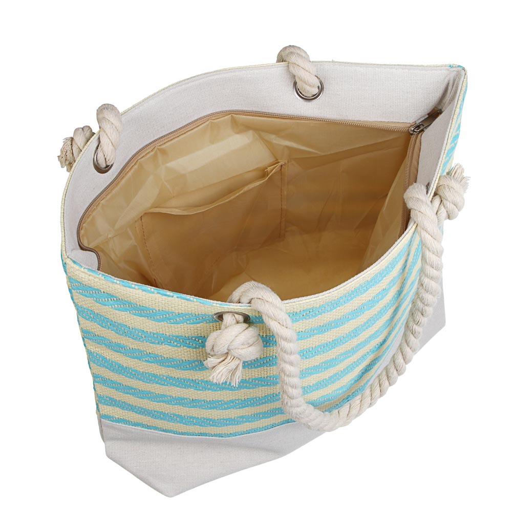 Сумка пляжная тм ЮL, 44х33х11 см, 100% полиэстер, 3 цвета, арт.№ 328-320