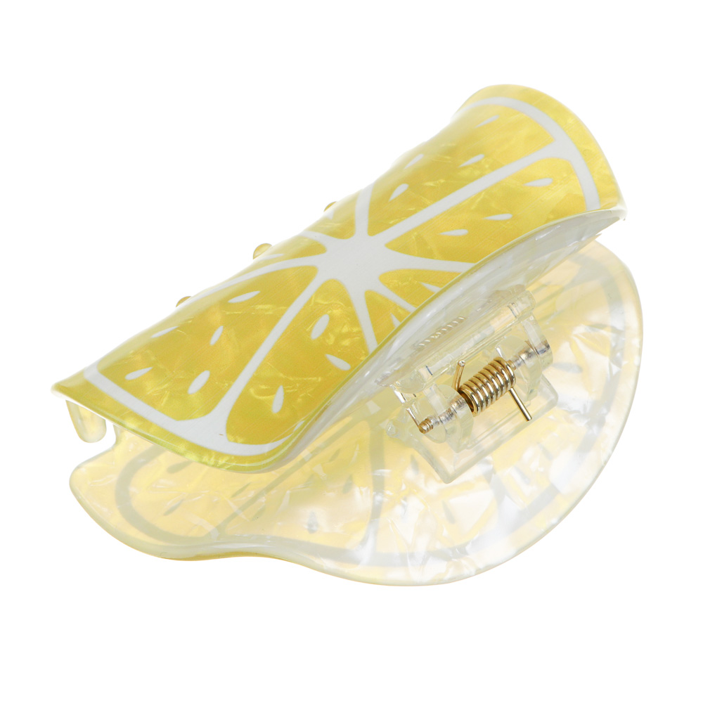 ЮНИLOOK Краб для волос, акрил, 8-9см, 4 дизайна, арт.№ 321-370