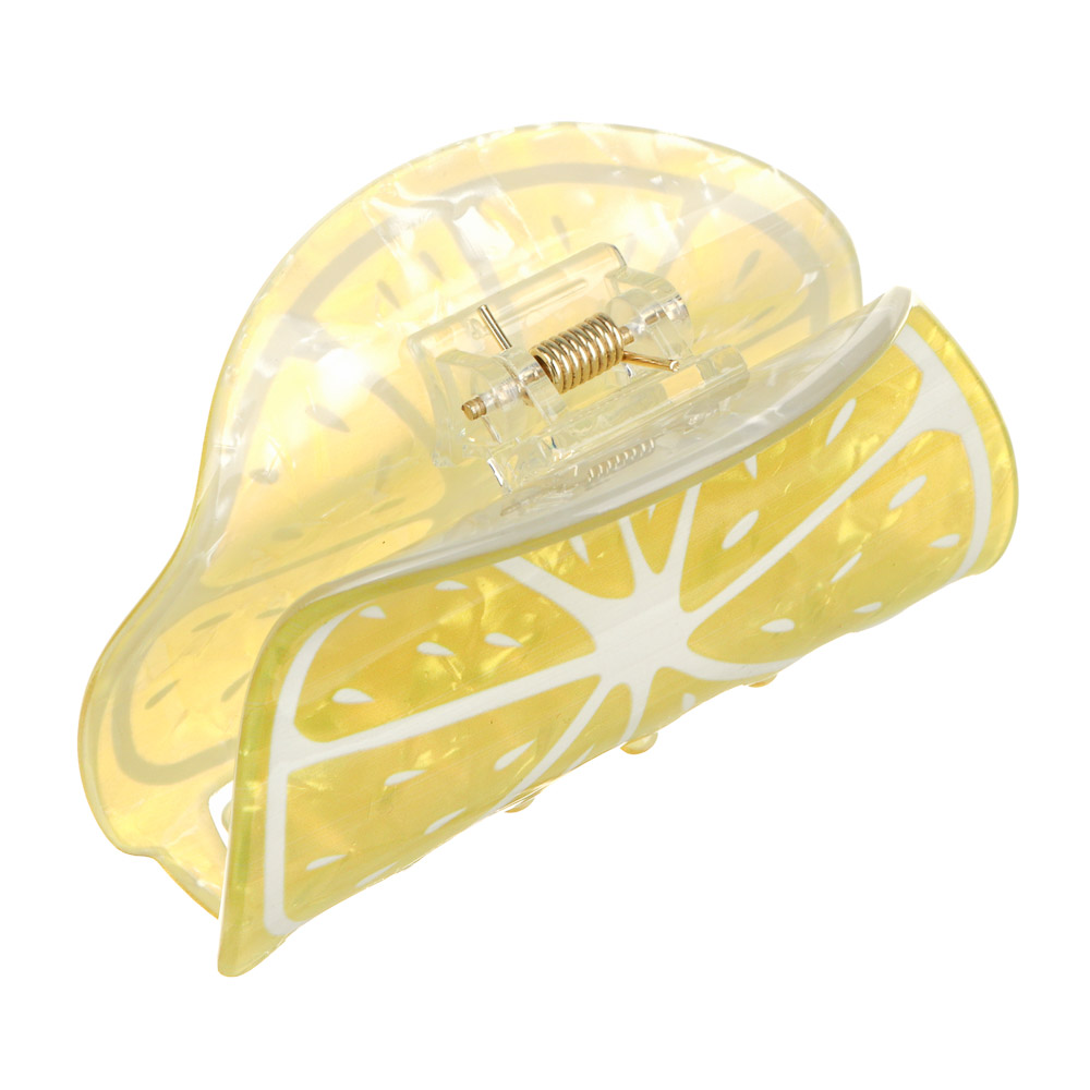 ЮНИLOOK Краб для волос, акрил, 8-9см, 4 дизайна, арт.№ 321-370