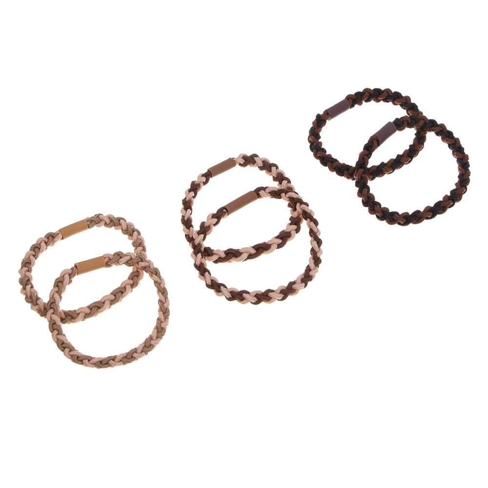 ЮНИLOOK Резинки для волос 2шт, полиэстер, 5см, 3 цвета, #1, арт.№ 322-287