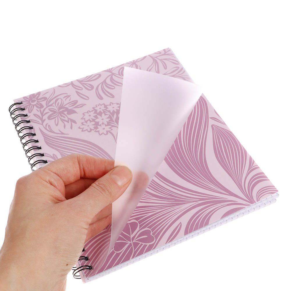 Тетрадь 96 л. "Botanica" А5, в клетку, пластиковая обложка, спираль, в ассортим., арт.№ 578-174