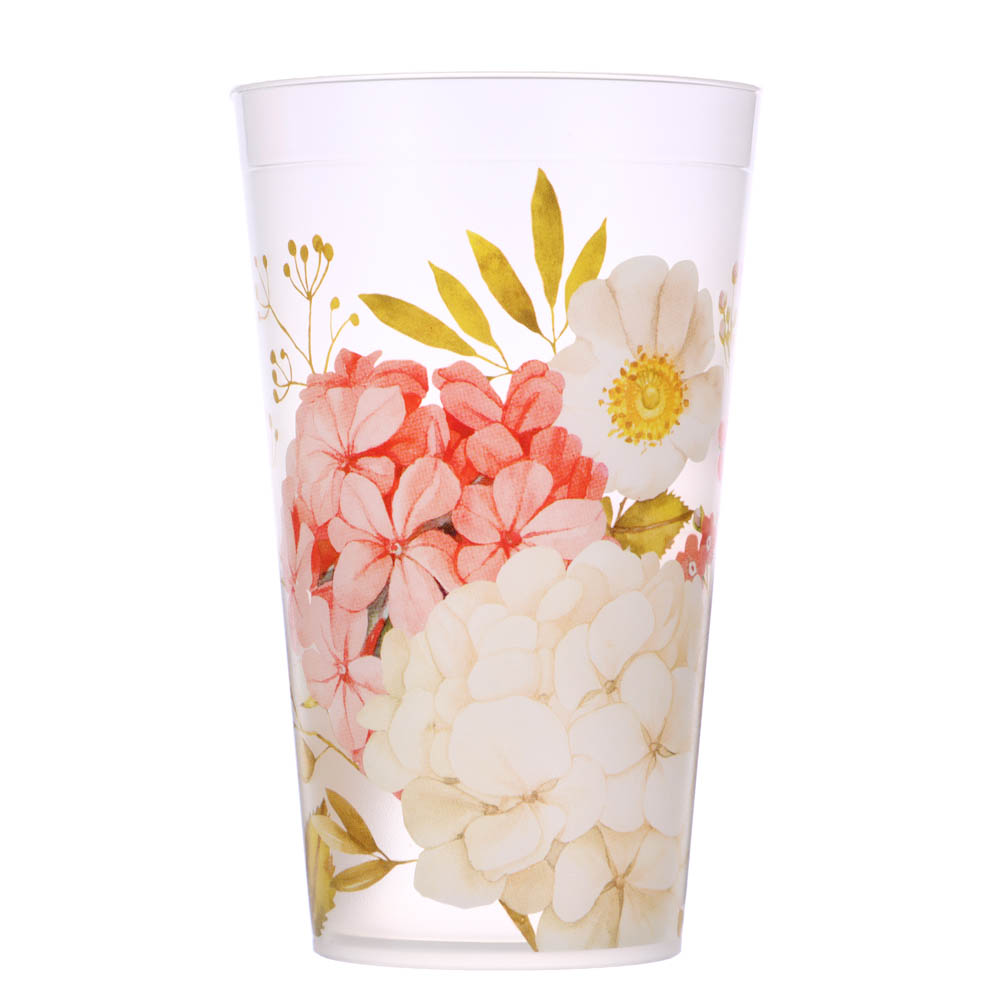Стакан 0,4л, Цветы, пластик, арт.№ 861-425