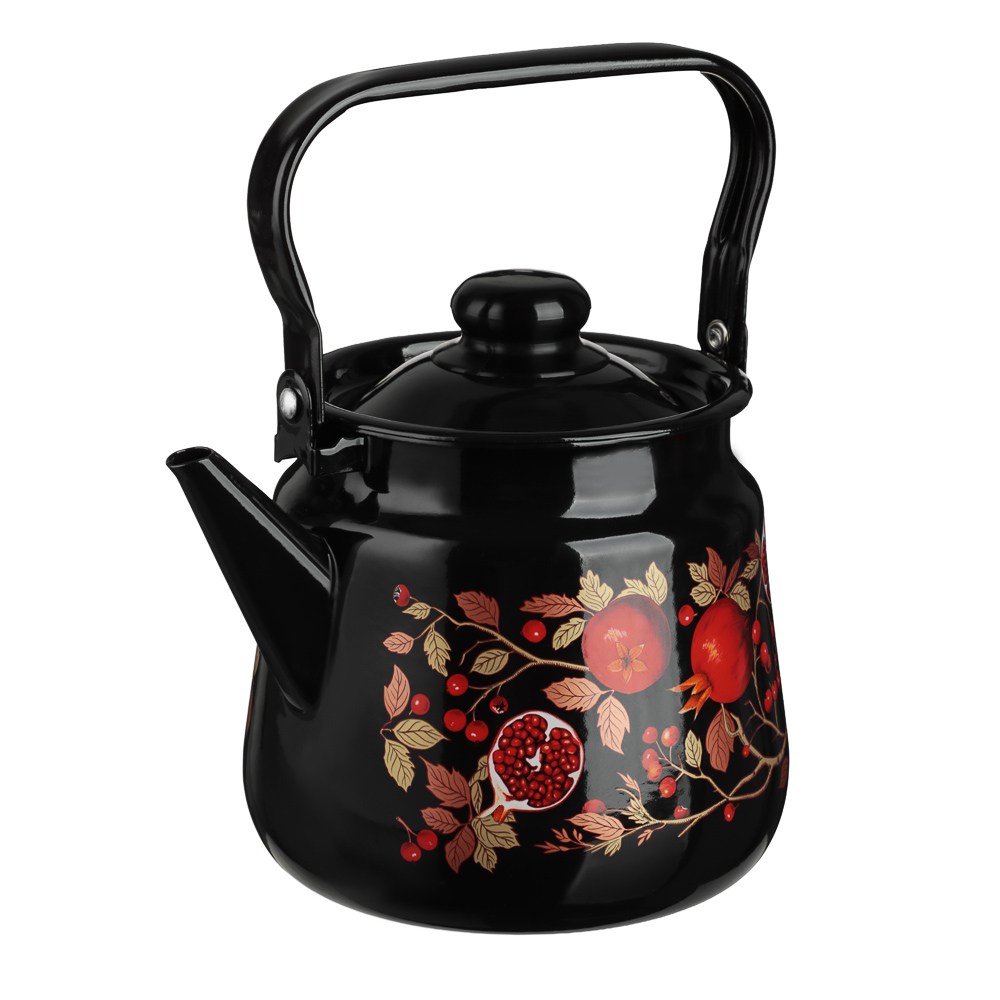 Гранат Чайник эмалированный, без свистка 3,5л, индукция, арт.№ 894-586