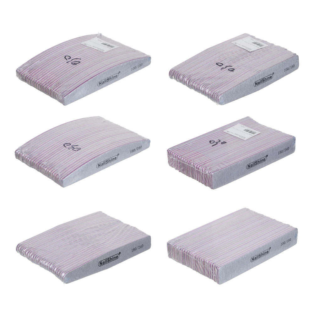 Пилка для ногтей с основой из пластика, толщина основы из пластика 1,6мм, арт.№ F84-030