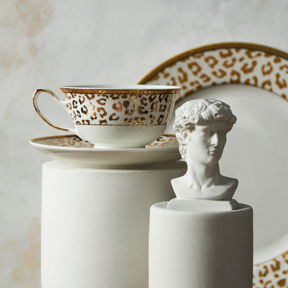 BY COLLECTION Джангл Тарелка подстановочная 26,5см, костяной фарфор, арт.№ 802-146