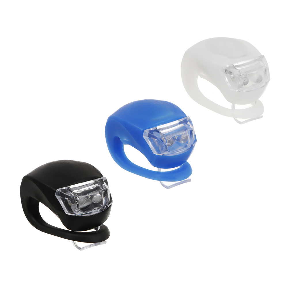 Фонарь велосипедный "мини", тм BY SPORT, 3 режима, 2хCR2032L, 3 цвета, арт.№ 195-141