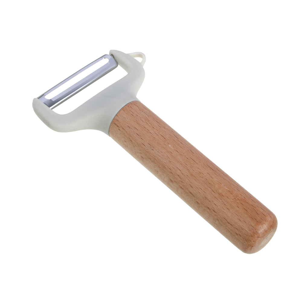 VETTA Овощечистка "ЭКО", 13х7см, нерж. сталь, бук, 2 цвета, арт.№ 881-278