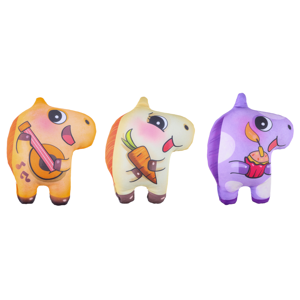 Конь с короткими лапками антистресс, 26 см, бифлекс+шарики, арт.№ 394-992