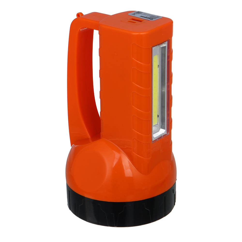 Фонарь прожектор тм ЕРМАК, 19 LED+COB, Type-С, пластик, 182х100х103 мм, арт.№ 223-042
