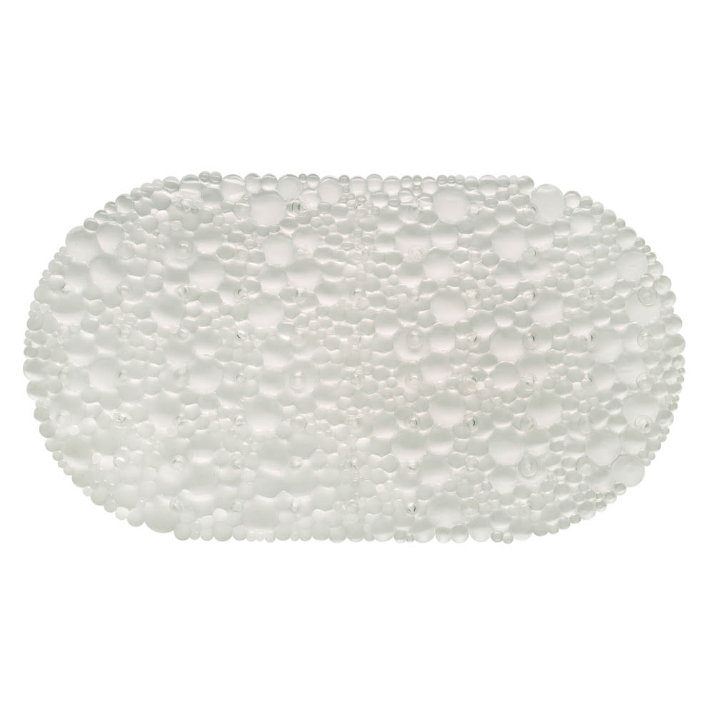 Коврик противоскользящий в ванную "Линза" 67см*38см, прозрачный, арт.№ 403-111