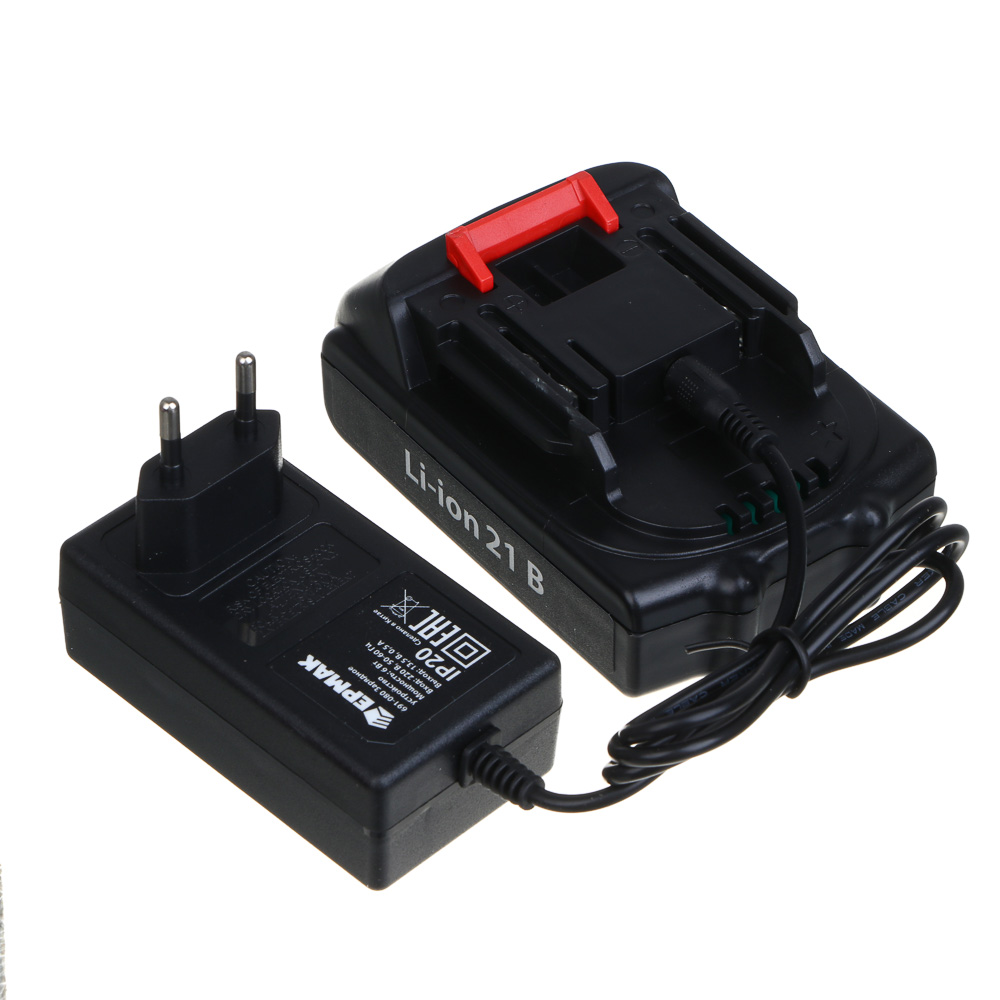 ЕРМАК Ножницы-кусторез садовые на АКБ, 21В, 1,5А Li-ion (1шт), з/у, 2500 резов в мин,(ONE), арт.№ 691-080