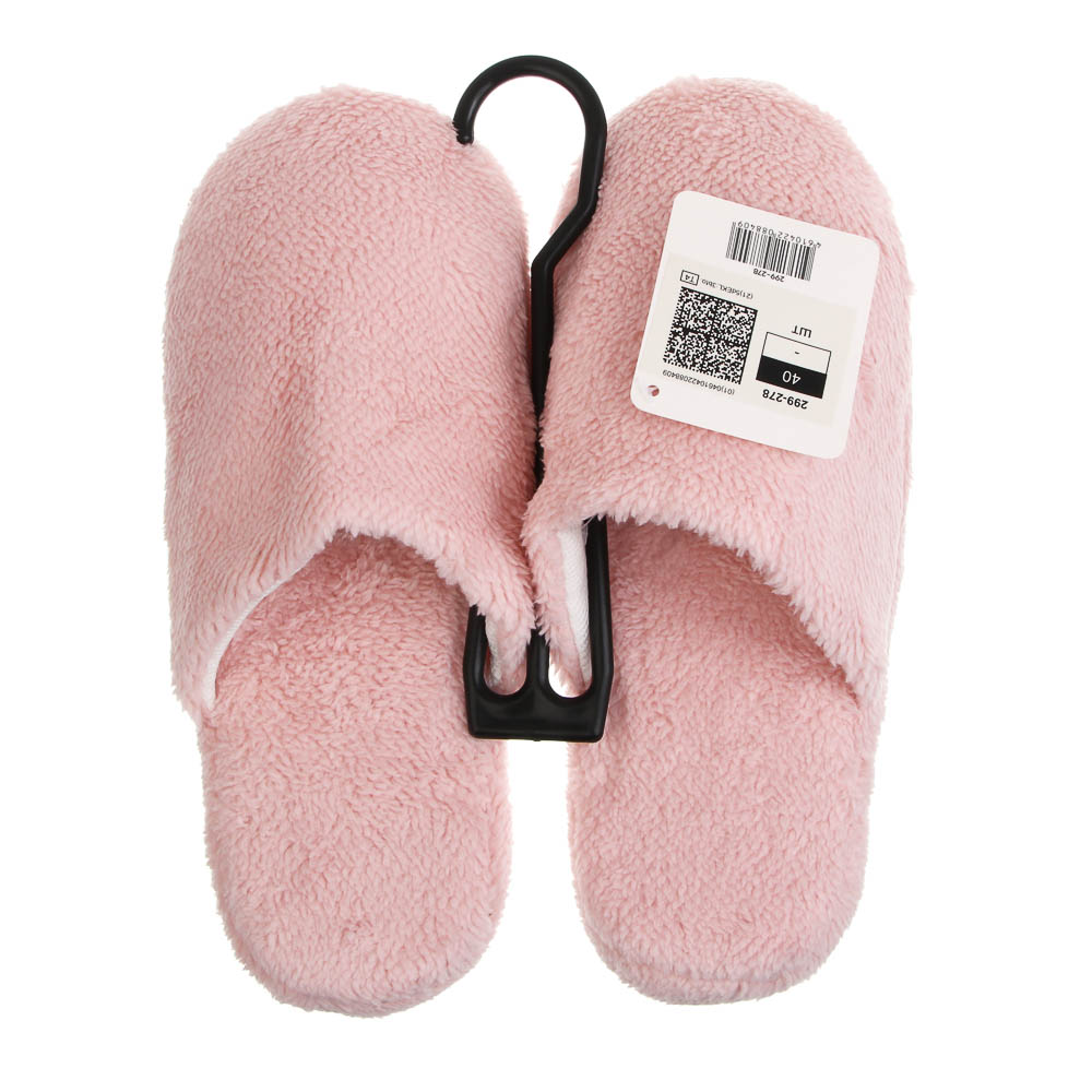 Обувь домашняя, размер 40-41, цвет розовый, #13, арт.№ 299-278