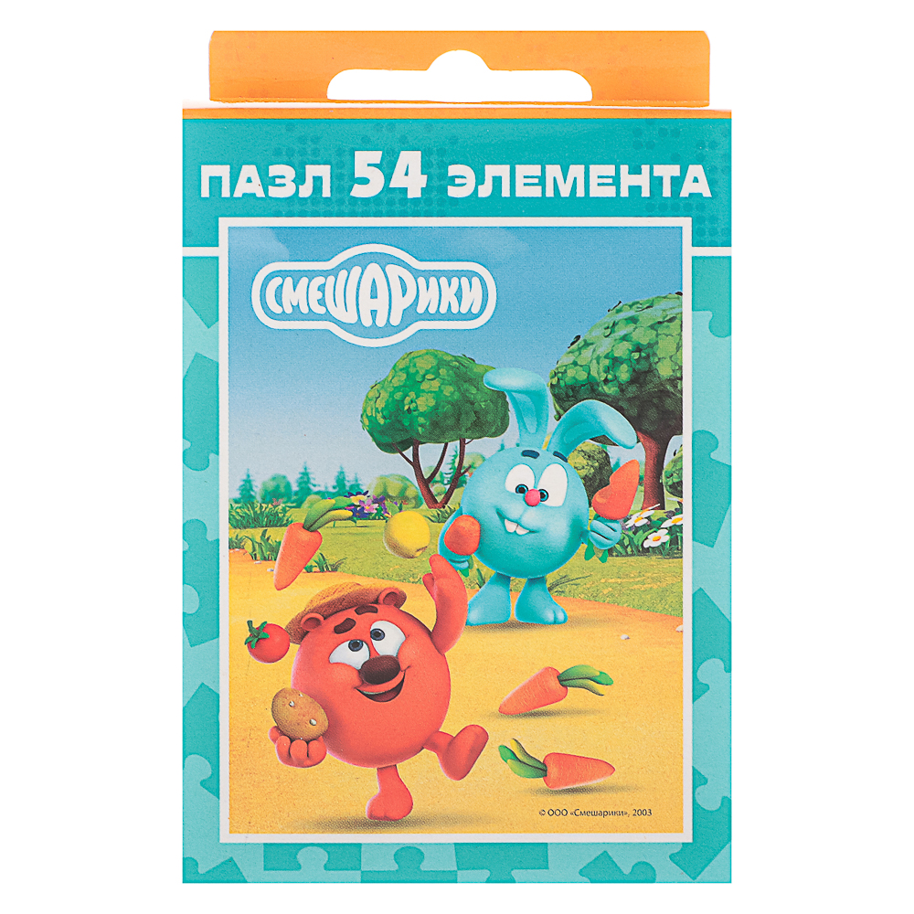 Пазл 54 элемента, 10,5х2,5х6,5см в ассортименте, арт.№ 262-537