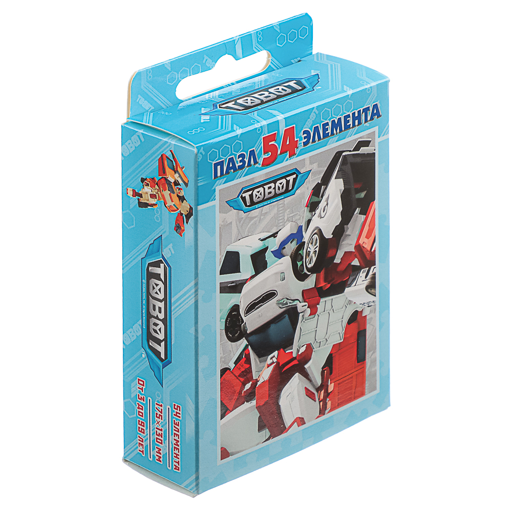 Пазл 54 элемента, 10,5х2,5х6,5см в ассортименте, арт.№ 262-537