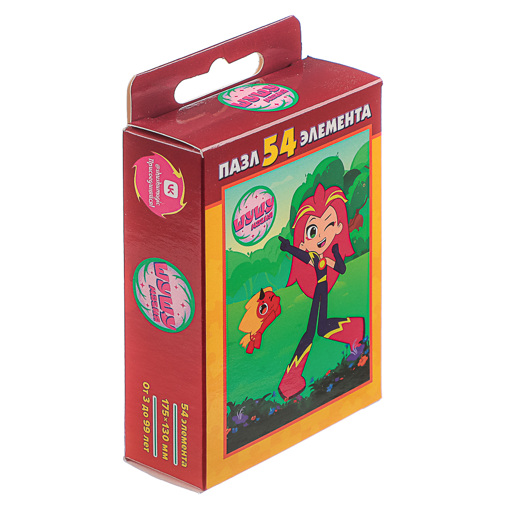 Пазл 54 элемента, 10,5х2,5х6,5см в ассортименте, арт.№ 262-537
