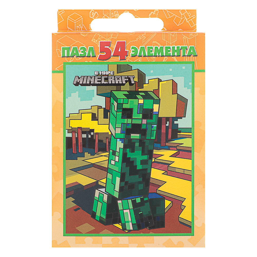 Пазл 54 элемента, 10,5х2,5х6,5см в ассортименте, арт.№ 262-537