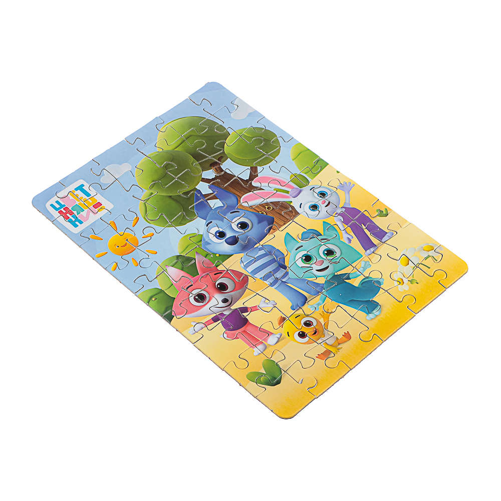 Пазл 54 элемента, 10,5х2,5х6,5см в ассортименте, арт.№ 262-537