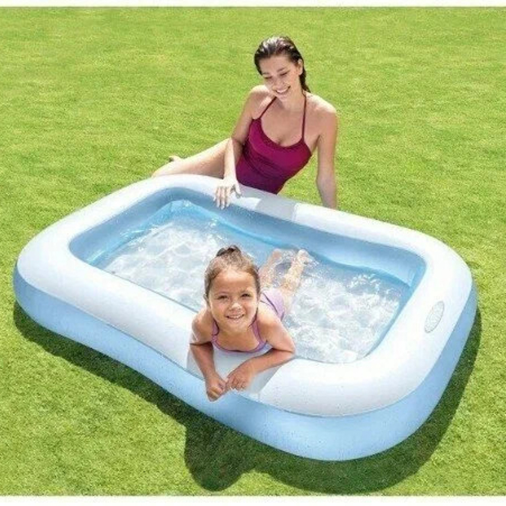 INTEX Бассейн надувной 102л 166x100x28см надувное дно, рем комплект, от 2 лет, 57403NP, арт.№ 359-003