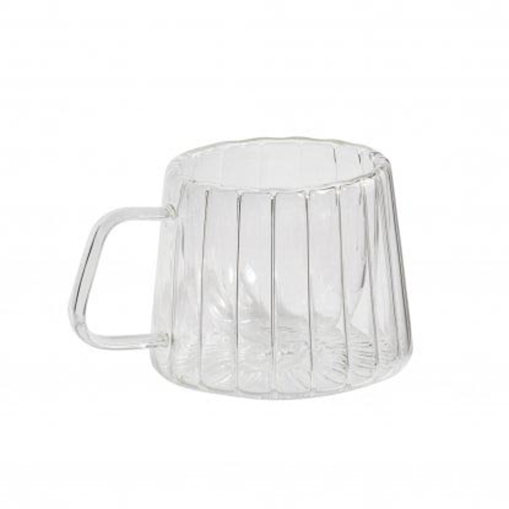 Кружка с неровным краем, двойными стенками тм MILLIMI Лава, 200мл, стекло, арт.№ 878-694