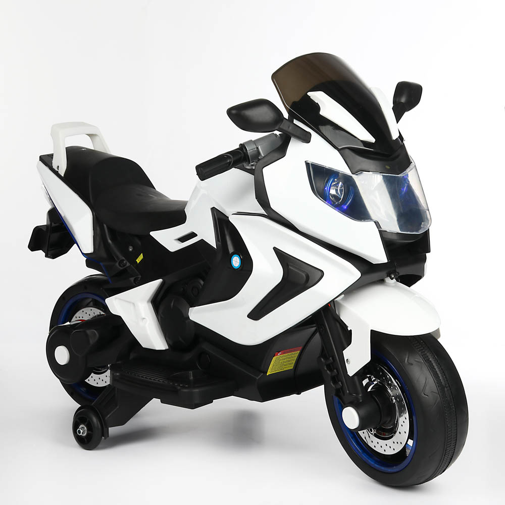 ИГРОЛЕНД Электромотоцикл "Спортбайк", свет, звук, 12V7AH, PP, 95х47х63см, арт.№ 834-029