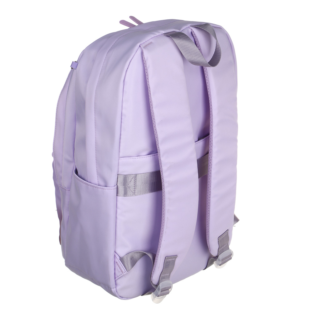 Рюкзак подростковый 45x31x17см, 2 отд., 6 карм., градиентный цвет, магнитная застежка, ПЭ, сиреневый, арт.№ 254-765