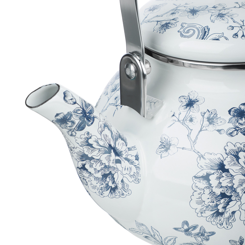 Чайник эмалированный тм VETTA Флорал, 2,5л, индукция, арт.№ 894-573